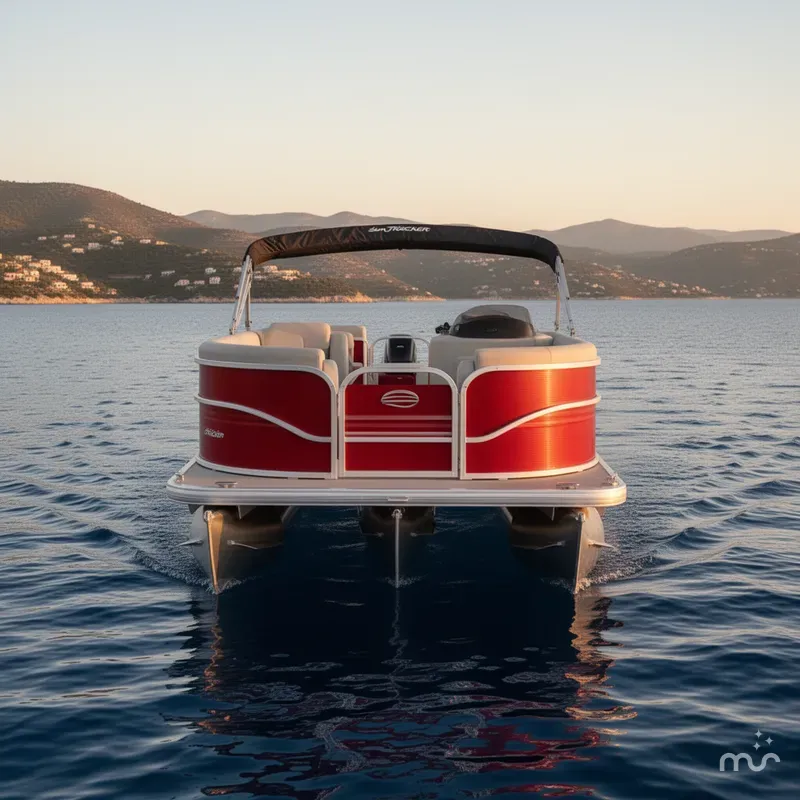 Slide: The Image of Sun Tracker Party Barge 16 DLX 2026 - 3