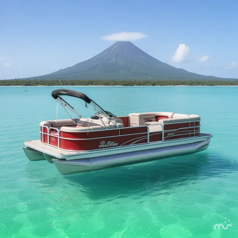 The Image of Sun Tracker Party Barge 22 DLX 2026 - 0