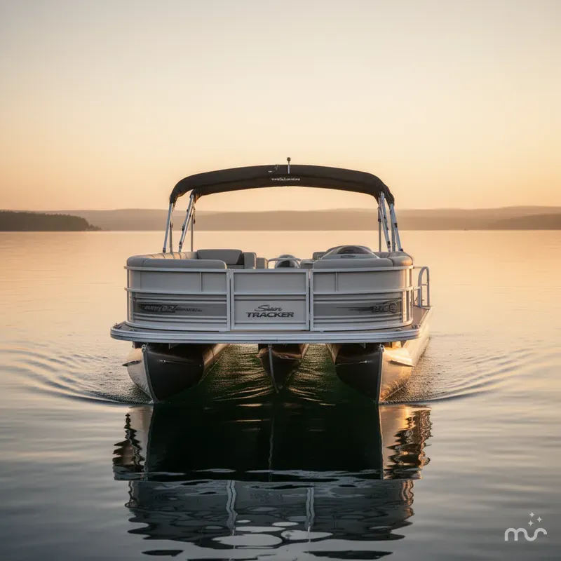 Slide: The Image of Sun Tracker Party Barge 20 DLX 2026 - 3
