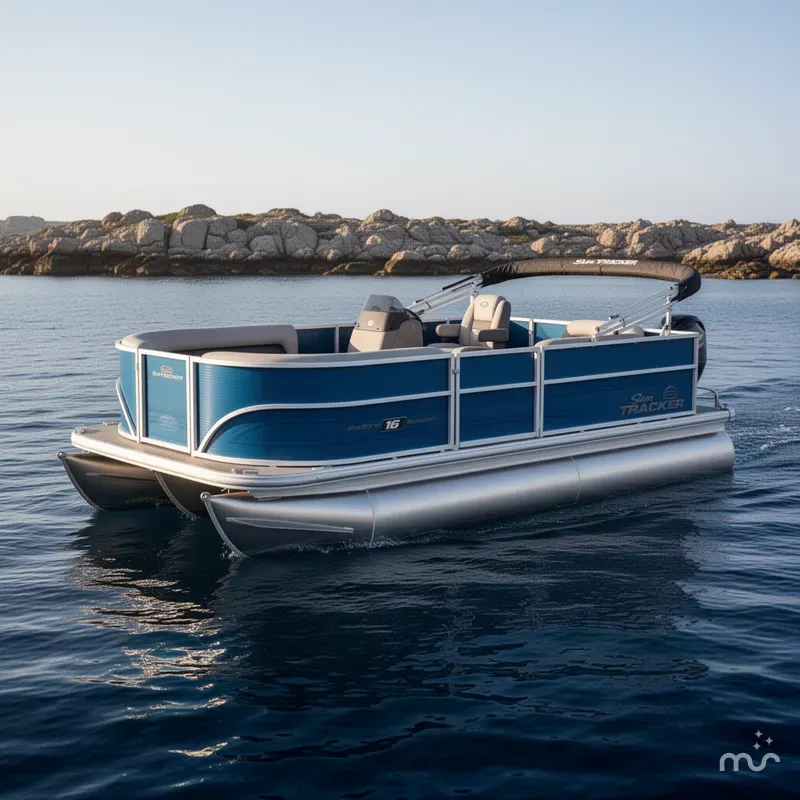 The Image of Sun Tracker Party Barge 16 DLX 2026 - 0
