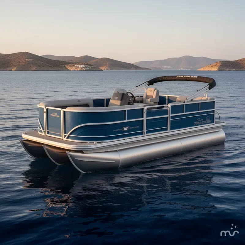 The Image of Sun Tracker Party Barge 16 DLX 2026 - 0