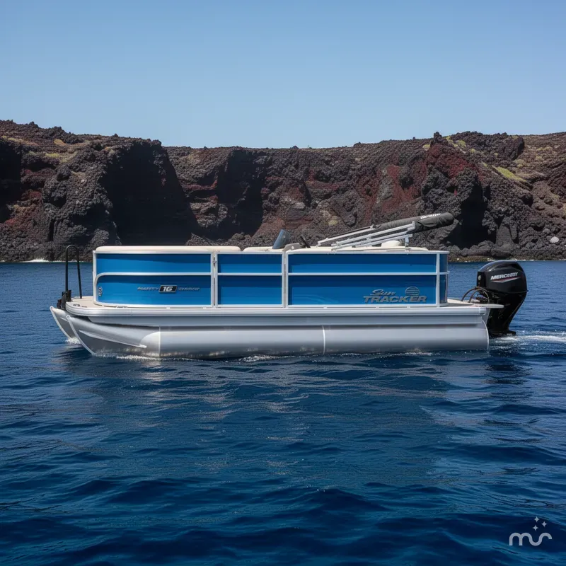 The Image of Sun Tracker Party Barge 16 DLX 2026 - 0