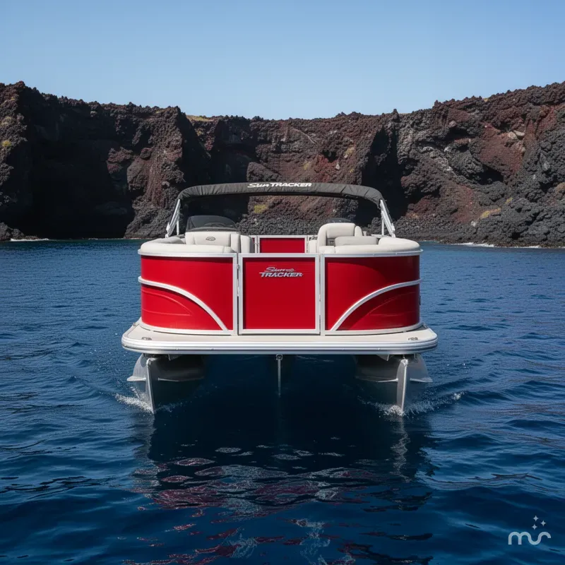 Slide: The Image of Sun Tracker Party Barge 16 DLX 2026 - 3