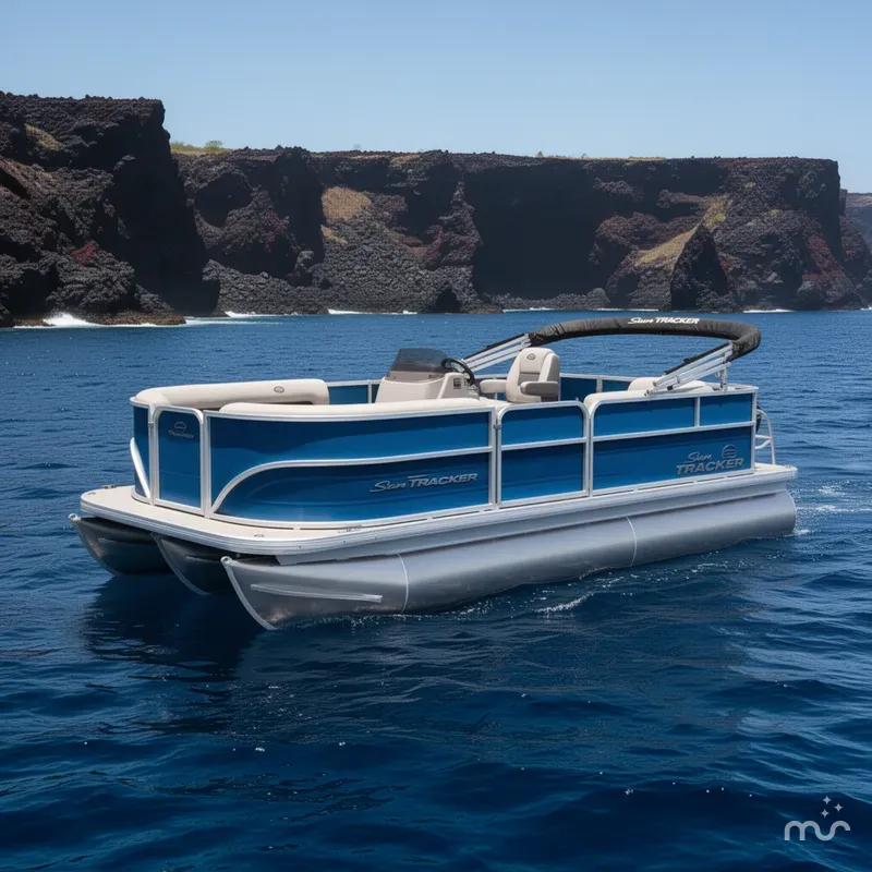 The Image of Sun Tracker Party Barge 16 DLX 2026 - 0