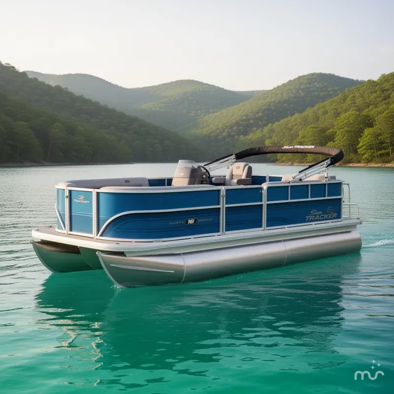 The Image of Sun Tracker Party Barge 16 DLX 2026 - 0