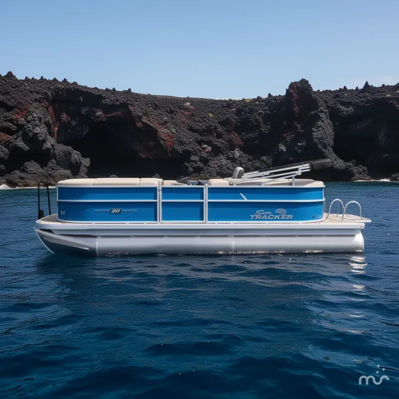 Slide: The Image of Sun Tracker Party Barge 20 DLX 2026 - 2