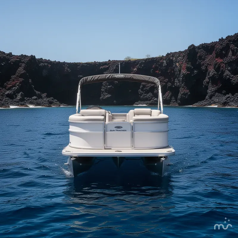 Slide: The Image of Sun Tracker Party Barge 20 DLX 2026 - 3