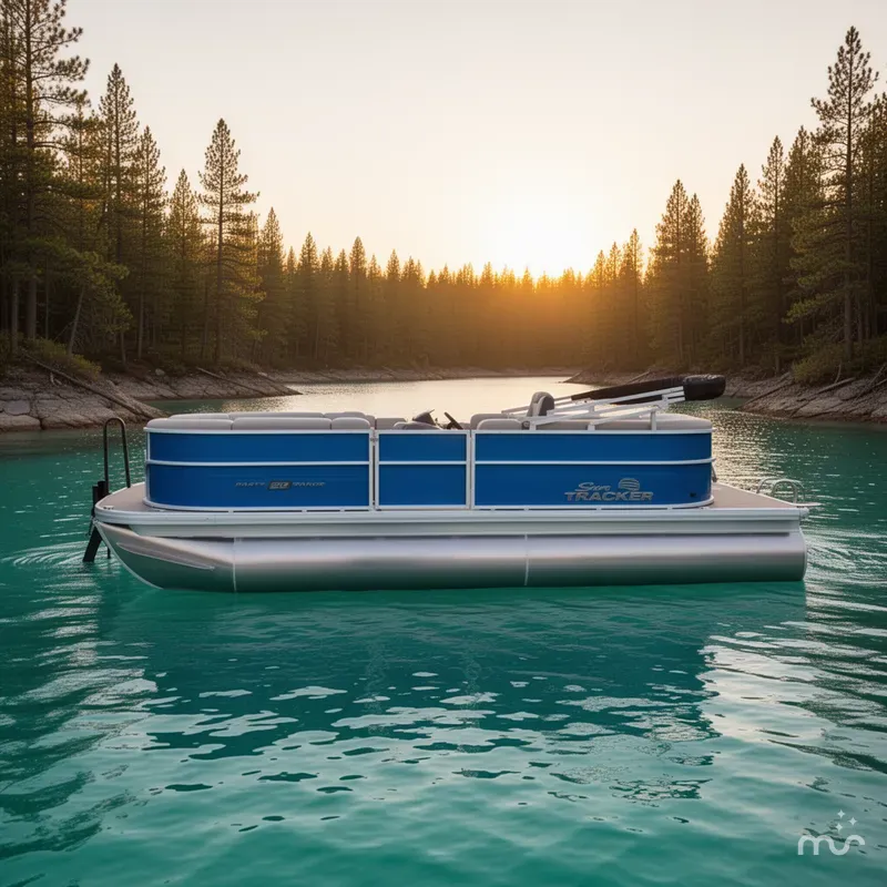 Slide: The Image of Sun Tracker Party Barge 20 DLX 2026 - 2