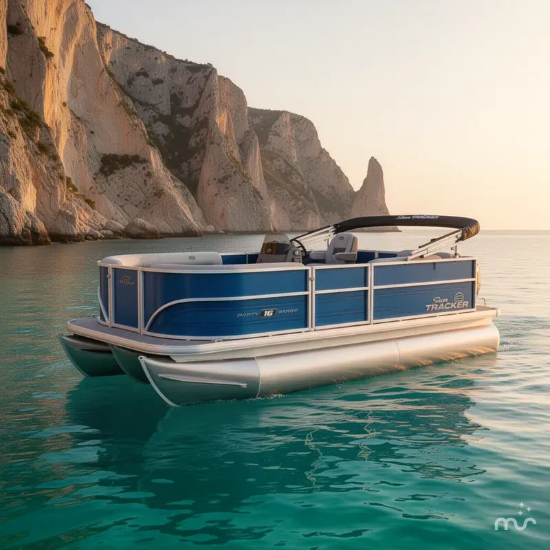 The Image of Sun Tracker Party Barge 16 DLX 2026 - 0