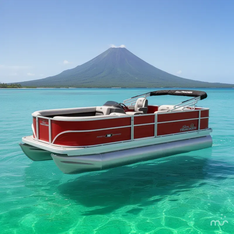 The Image of Sun Tracker Party Barge 18 DLX 2026 - 0