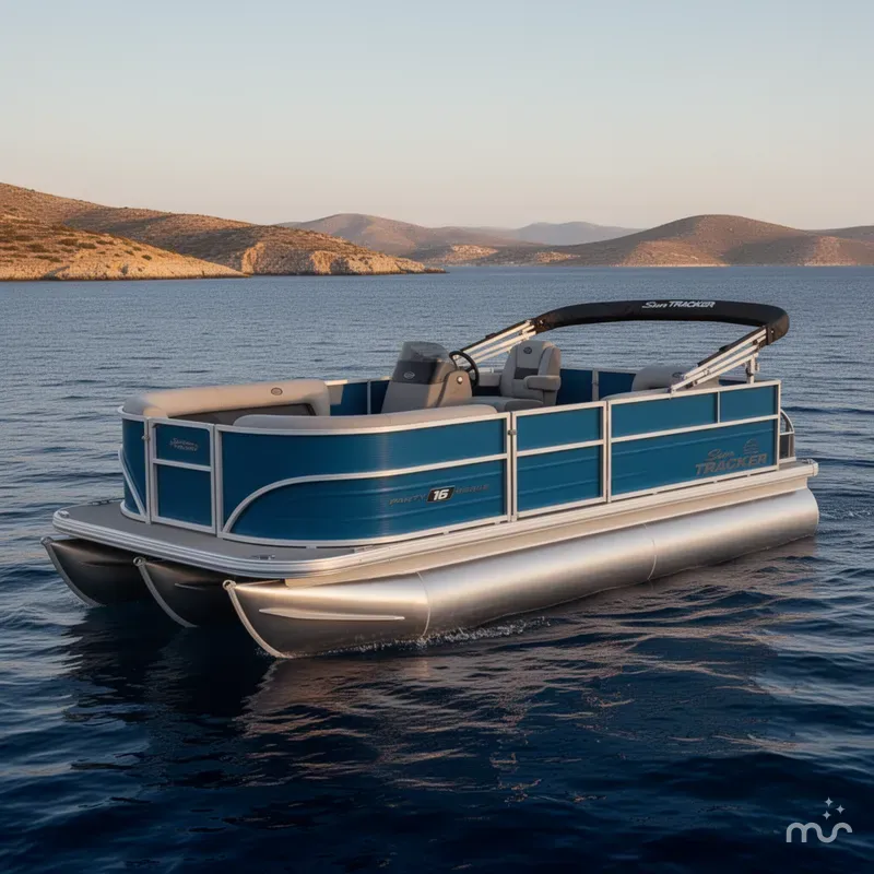The Image of Sun Tracker Party Barge 16 DLX 2026 - 0