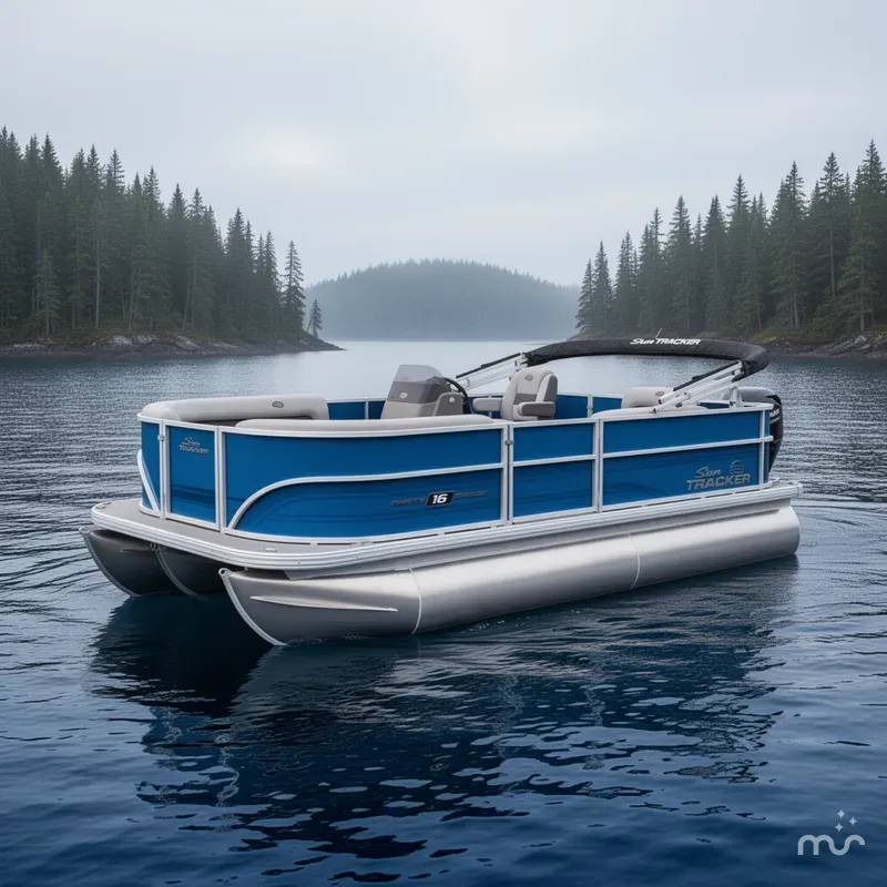 The Image of Sun Tracker Party Barge 16 DLX 2026 - 0
