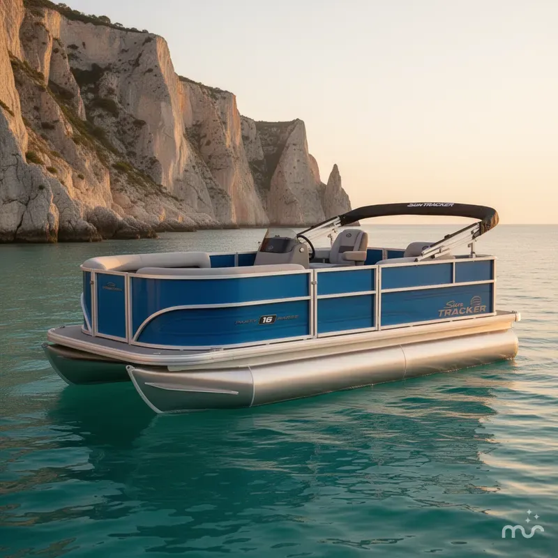 The Image of Sun Tracker Party Barge 16 DLX 2026 - 0