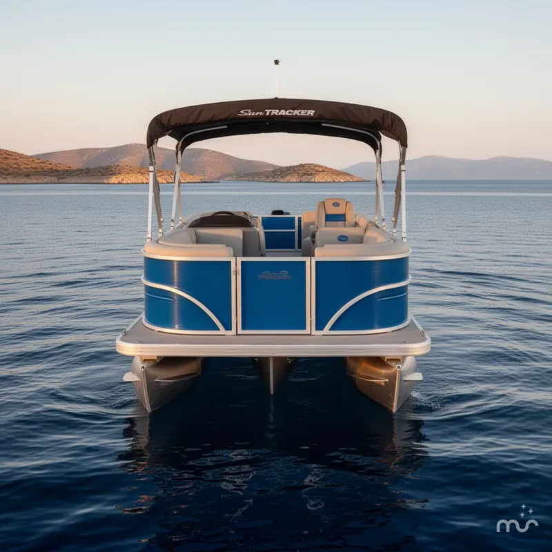 Slide: The Image of Sun Tracker Party Barge 22 DLX 2026 - 3