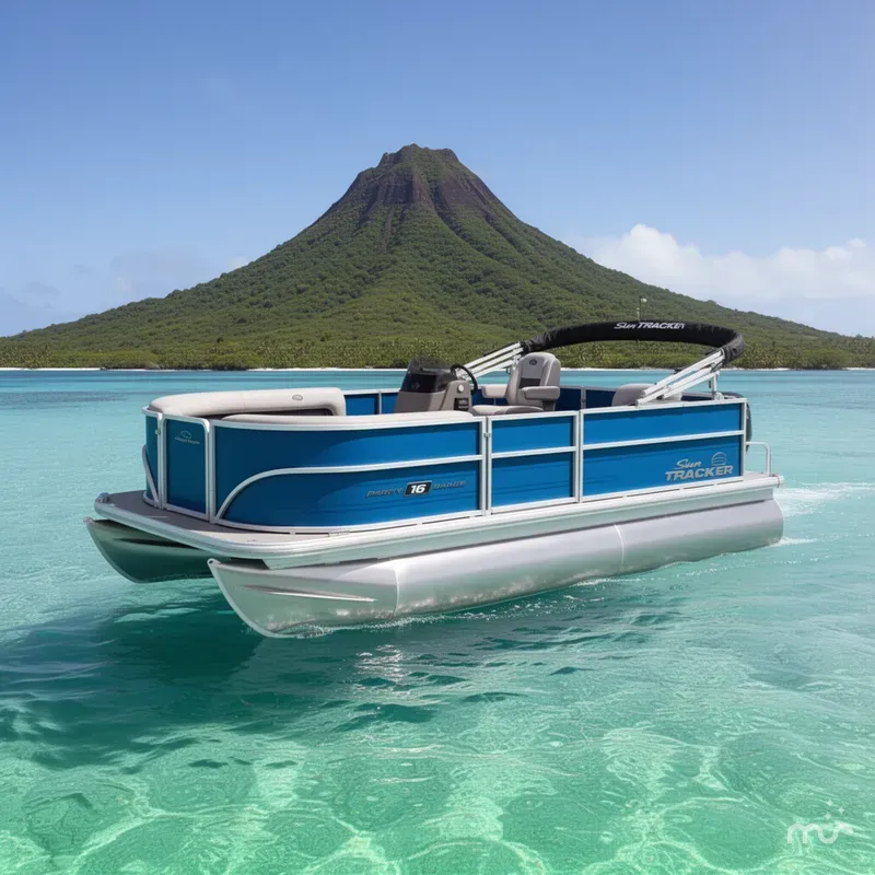 The Image of Sun Tracker Party Barge 16 DLX 2026 - 0