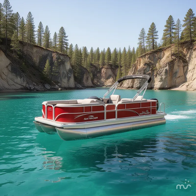 The Image of Sun Tracker Party Barge 18 DLX 2026 - 0