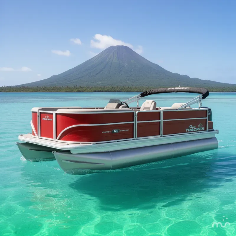 The Image of Sun Tracker Party Barge 16 DLX 2026 - 0