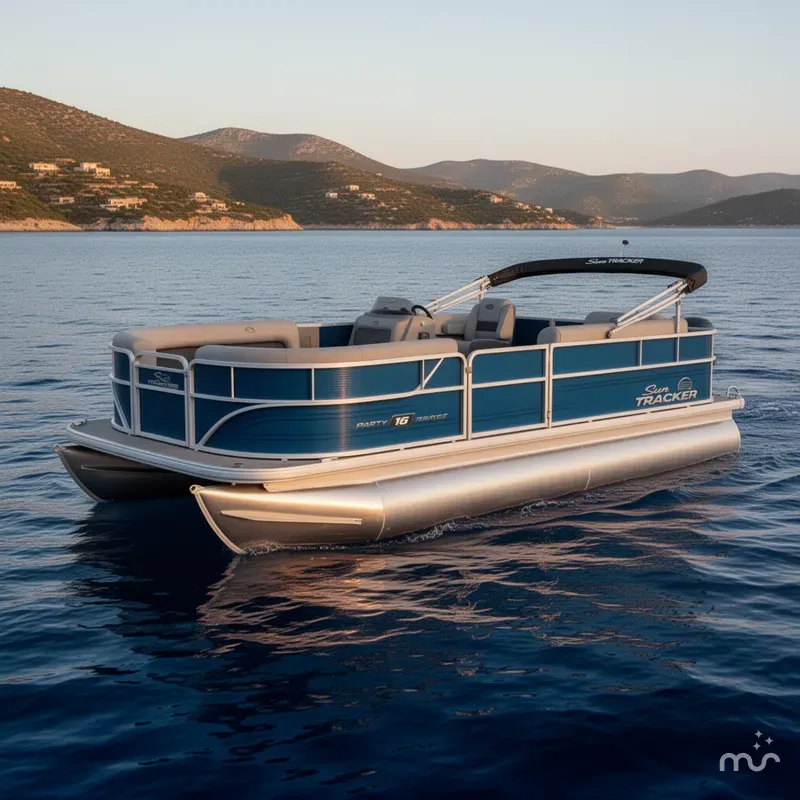 The Image of Sun Tracker Party Barge 16 DLX 2026 - 0