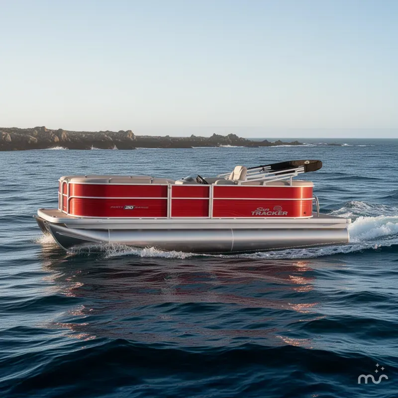 Slide: The Image of Sun Tracker Party Barge 20 DLX 2026 - 4