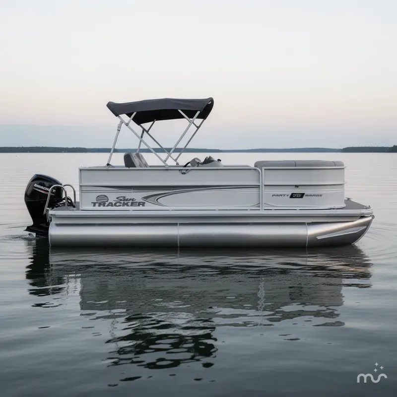 The Image of Sun Tracker Party Barge 16 DLX 2026 - 0