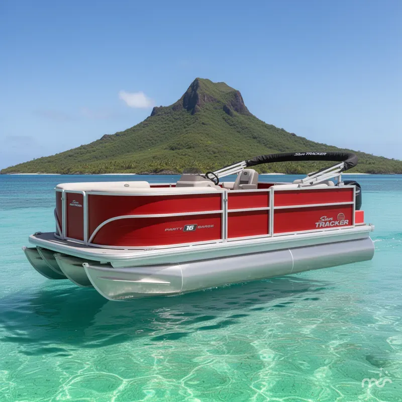 The Image of Sun Tracker Party Barge 16 DLX 2026 - 0