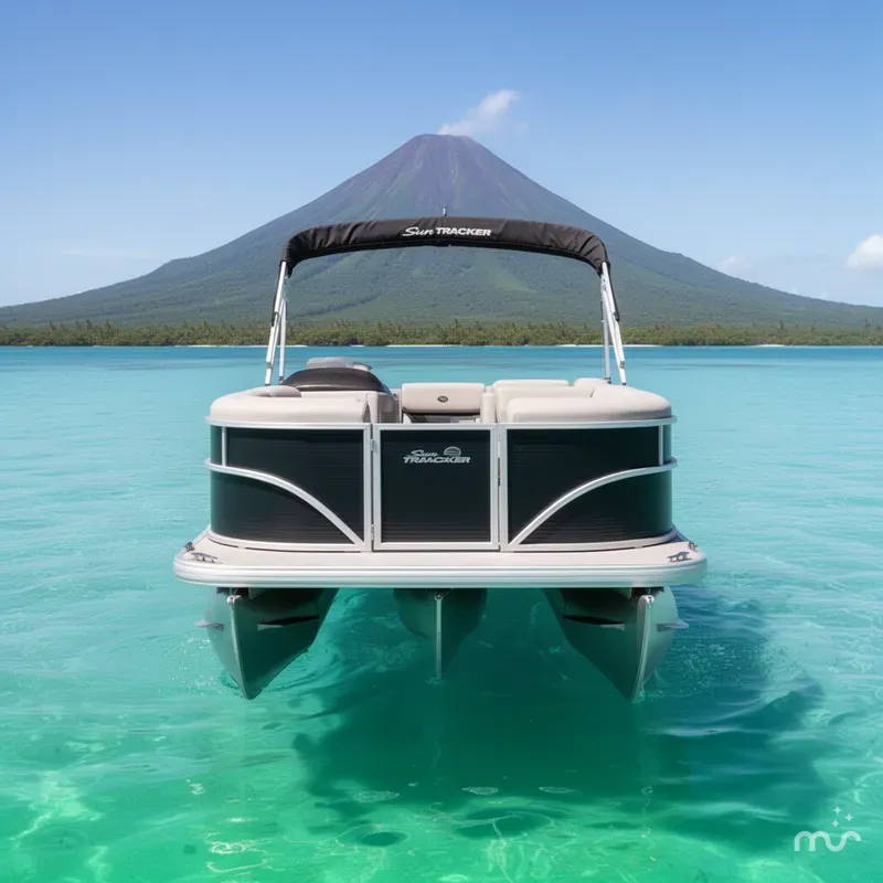 Slide: The Image of Sun Tracker Party Barge 20 DLX 2026 - 1