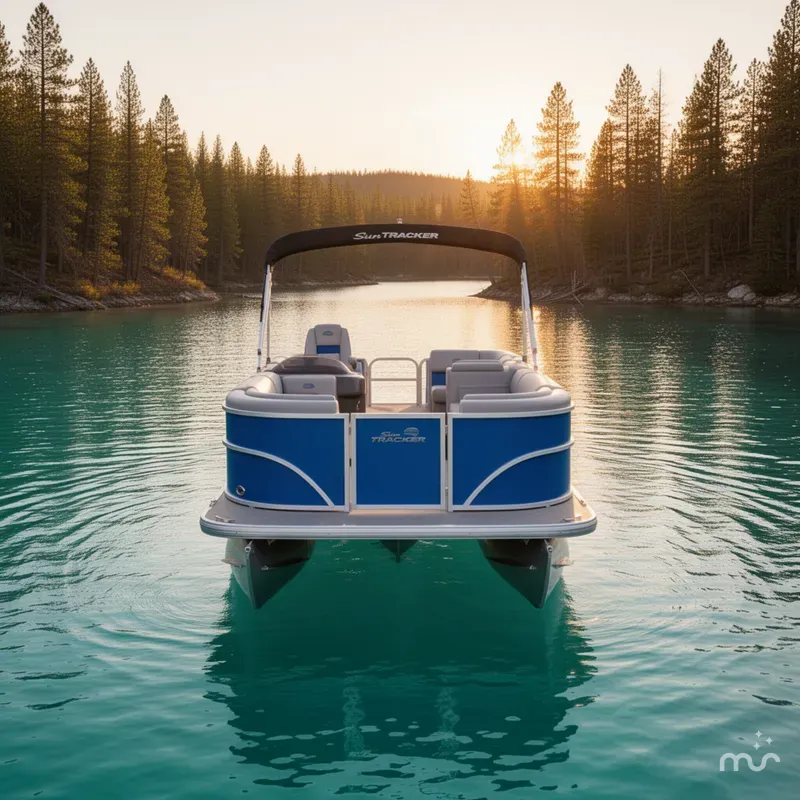 Slide: The Image of Sun Tracker Party Barge 20 DLX 2026 - 3