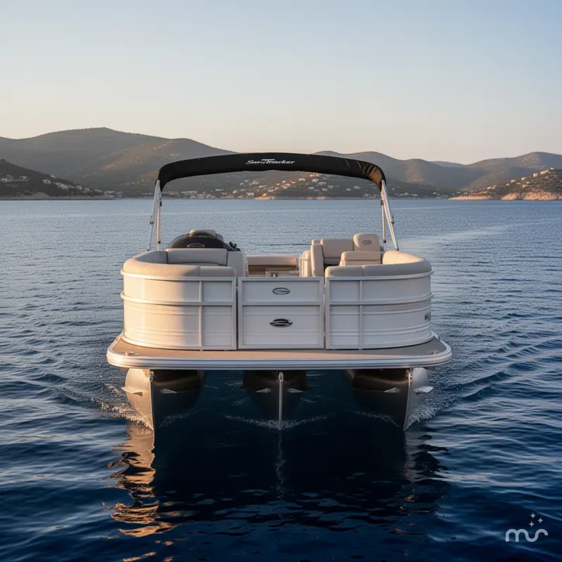 Slide: The Image of Sun Tracker Party Barge 20 DLX 2026 - 1