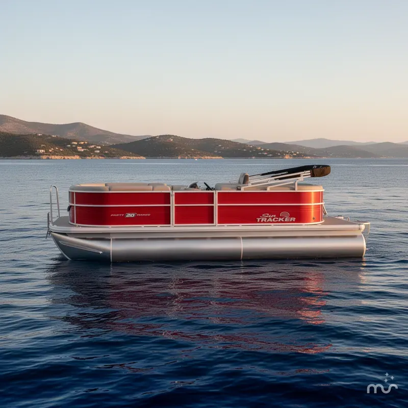 Slide: The Image of Sun Tracker Party Barge 20 DLX 2026 - 2