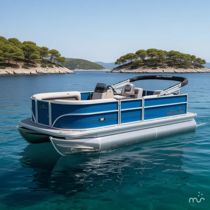 The Image of Sun Tracker Party Barge 16 DLX 2026 - 0