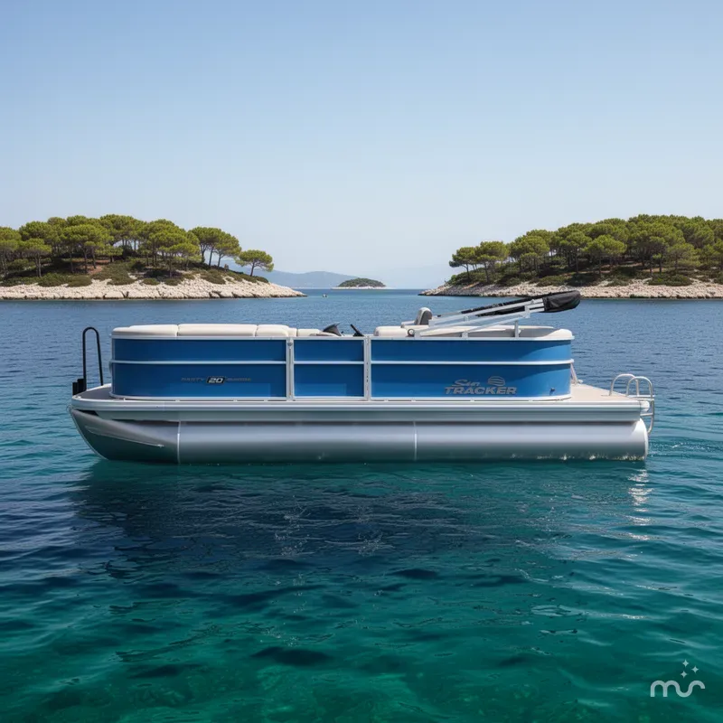 Slide: The Image of Sun Tracker Party Barge 20 DLX 2026 - 2