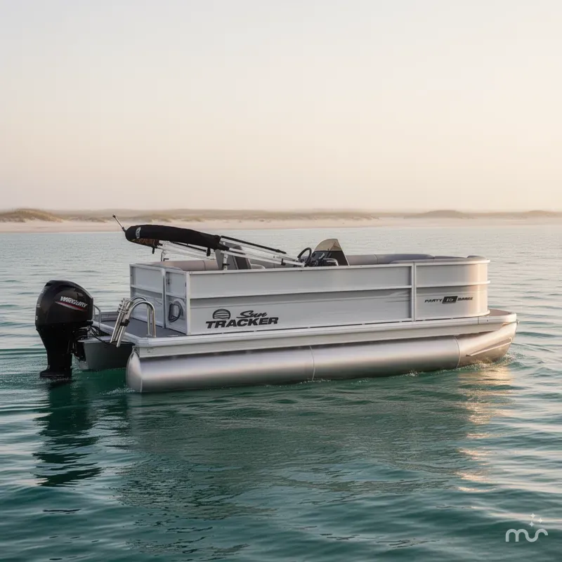 The Image of Sun Tracker Party Barge 16 DLX 2026 - 0