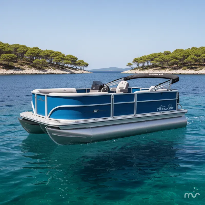 The Image of Sun Tracker Party Barge 16 DLX 2026 - 0
