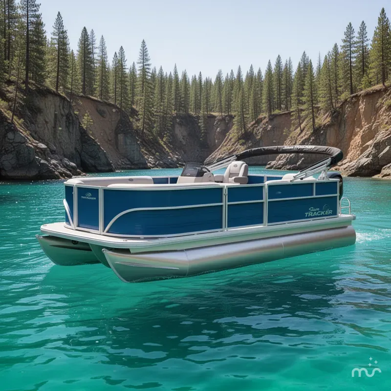 The Image of Sun Tracker Party Barge 16 DLX 2026 - 0