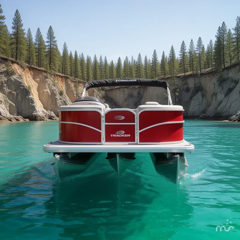Slide: The Image of Sun Tracker Party Barge 16 DLX 2026 - 3