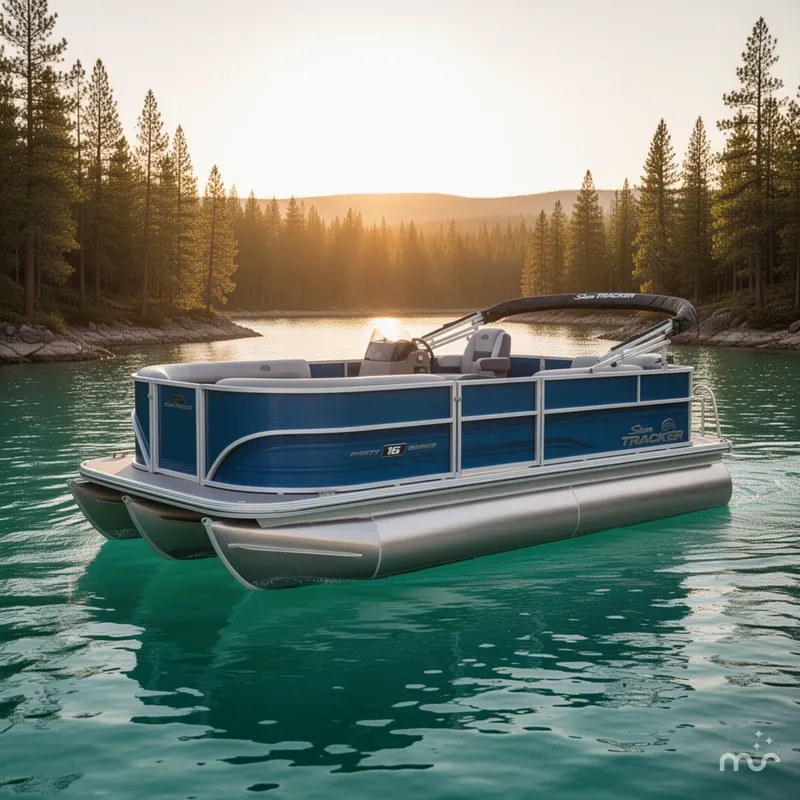The Image of Sun Tracker Party Barge 16 DLX 2026 - 0