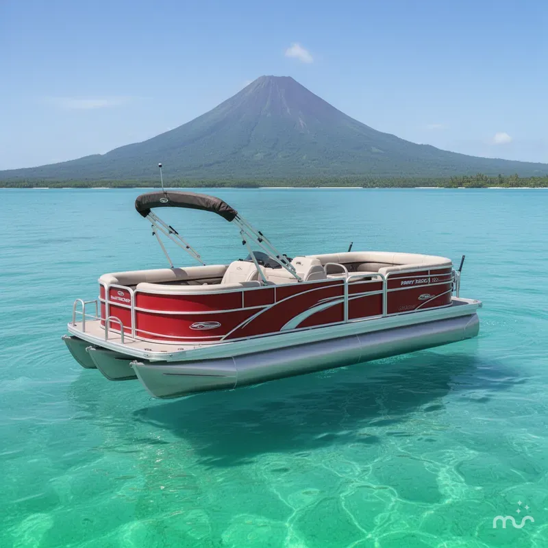 The Image of Sun Tracker Party Barge 18 DLX 2026 - 0