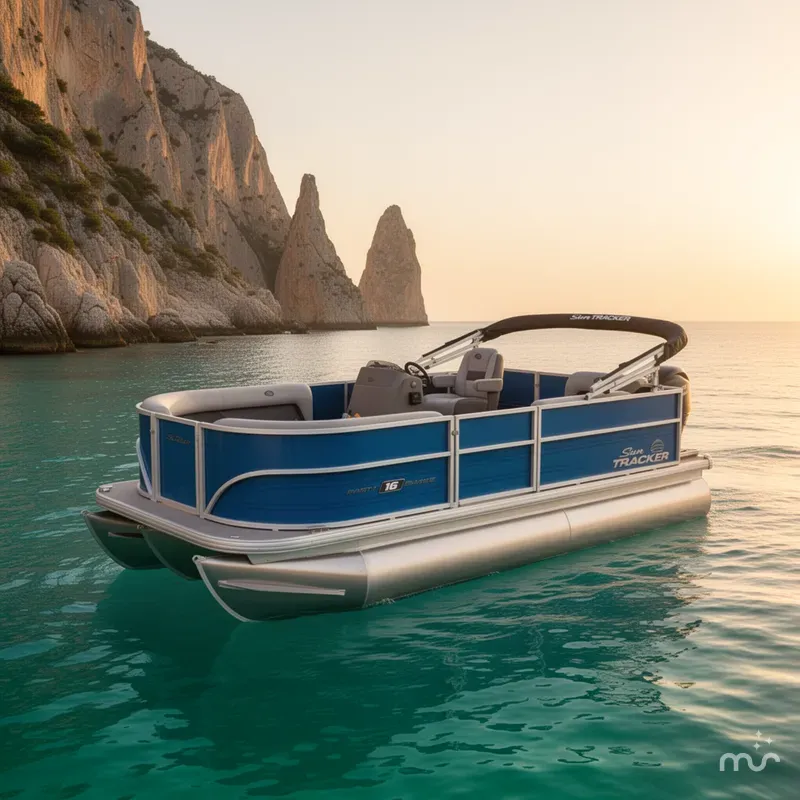 The Image of Sun Tracker Party Barge 16 DLX 2026 - 0