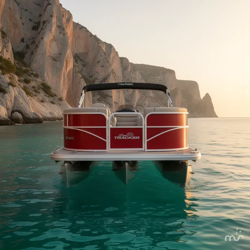 Slide: The Image of Sun Tracker Party Barge 16 DLX 2026 - 3
