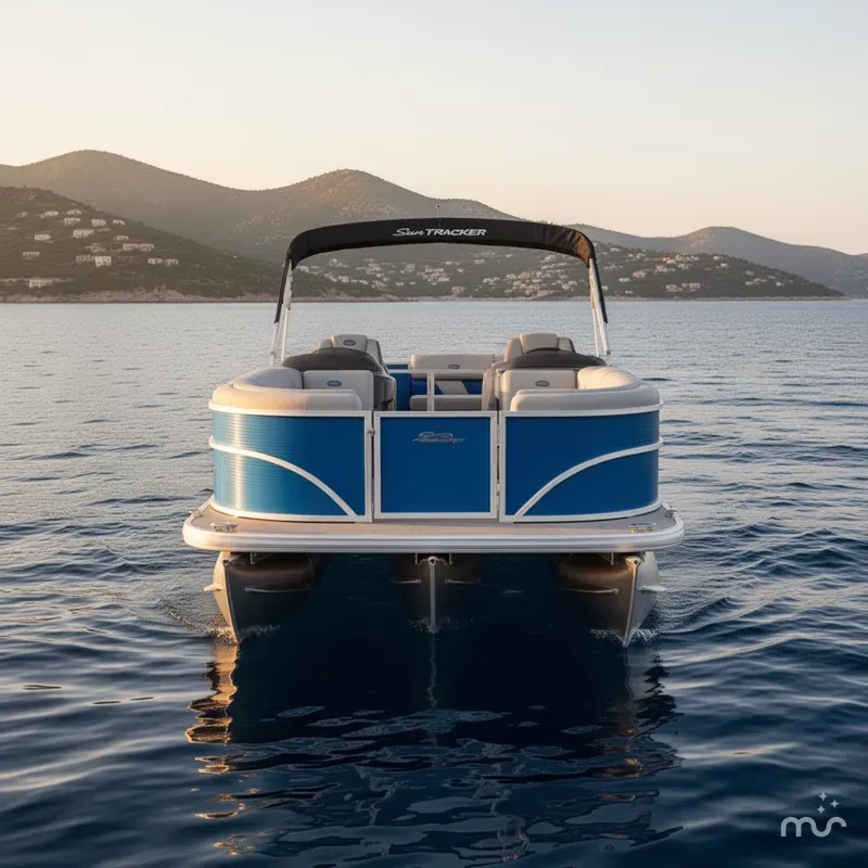 Slide: The Image of Sun Tracker Party Barge 20 DLX 2026 - 1