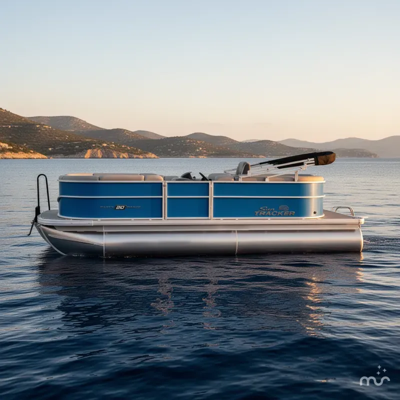 Slide: The Image of Sun Tracker Party Barge 20 DLX 2026 - 2