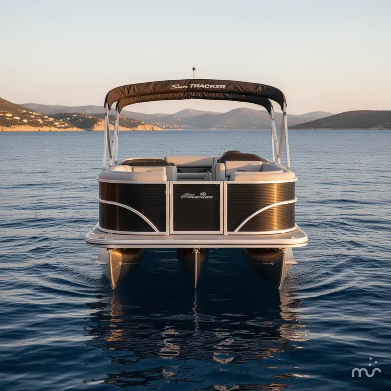 Slide: The Image of Sun Tracker Party Barge 20 DLX 2026 - 3