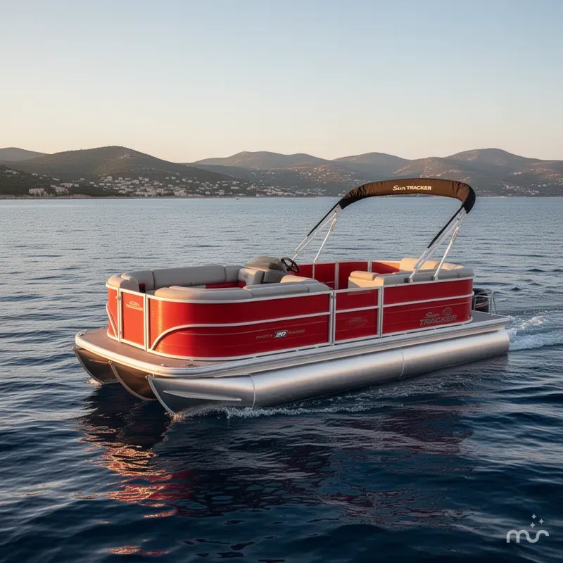 Slide: The Image of Sun Tracker Party Barge 20 DLX 2026 - 4