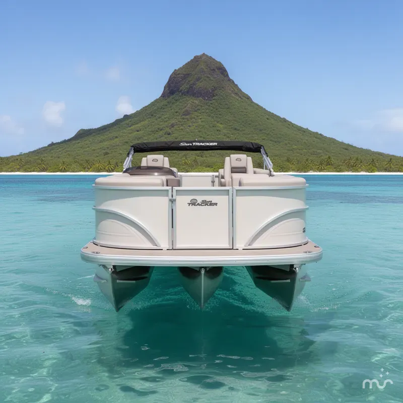 Slide: The Image of Sun Tracker Party Barge 22 XP3 2026 - 1