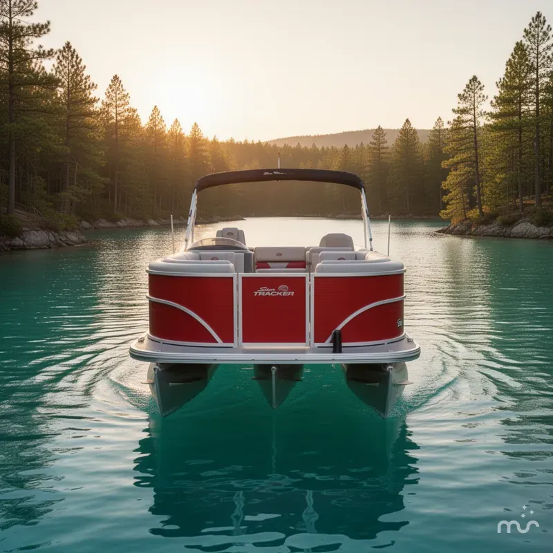 Slide: The Image of Sun Tracker Party Barge 20 DLX 2026 - 3