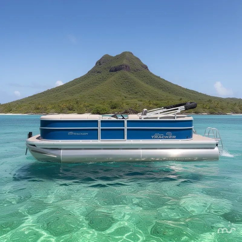 Slide: The Image of Sun Tracker Party Barge 20 DLX 2026 - 2