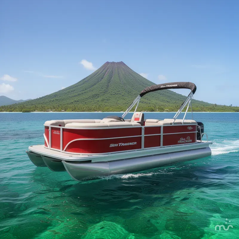 Slide: The Image of Sun Tracker Party Barge 20 DLX 2026 - 4