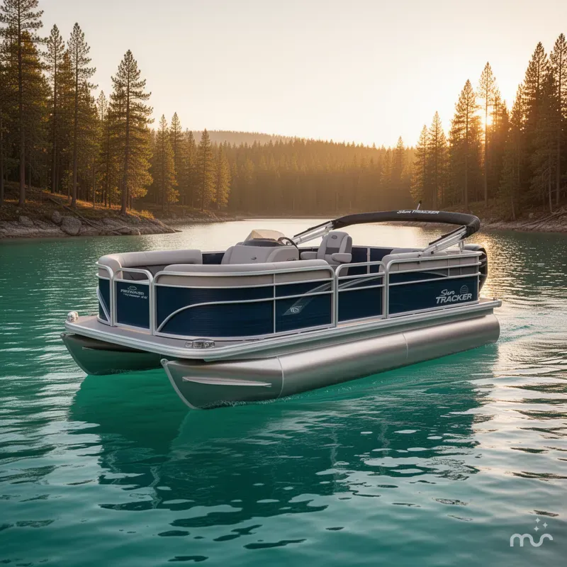 The Image of Sun Tracker Party Barge 16 DLX 2026 - 0