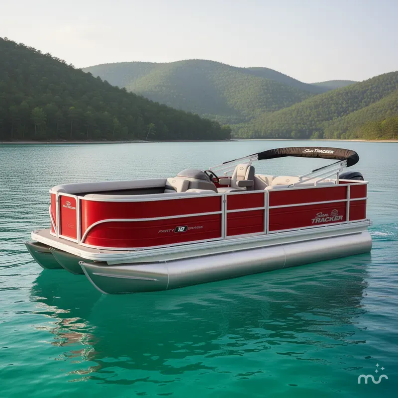 The Image of Sun Tracker Party Barge 18 DLX 2026 - 0