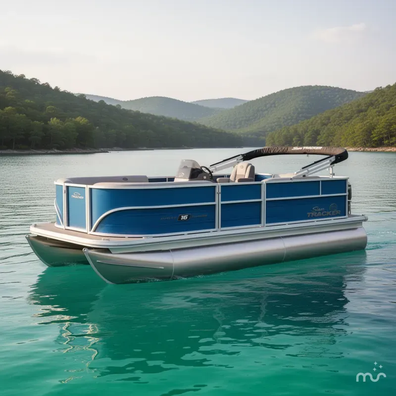 The Image of Sun Tracker Party Barge 16 DLX 2026 - 0